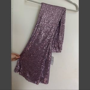 Forever 21 sequin flare pants